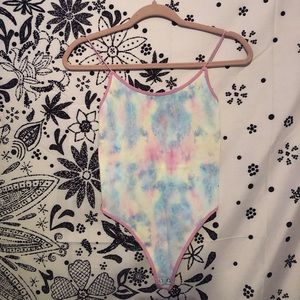 Tie dye bodysuit